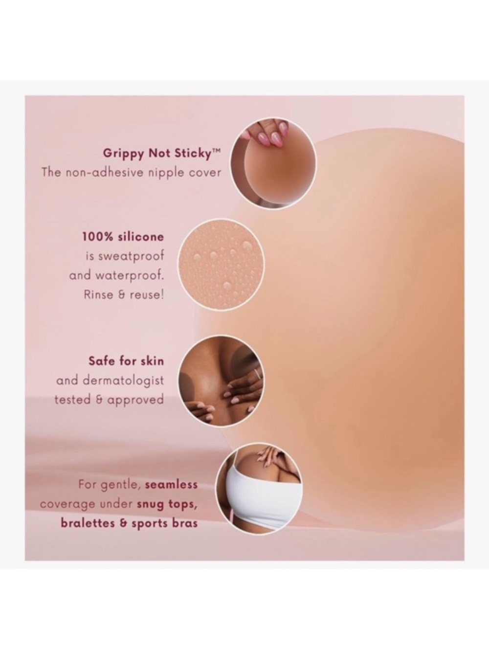 Cakes Grippy Non Adhesive 100%
Silicone Nipple Covers Sz OG
Honey NoTravelPouch - Picture 8 of 12